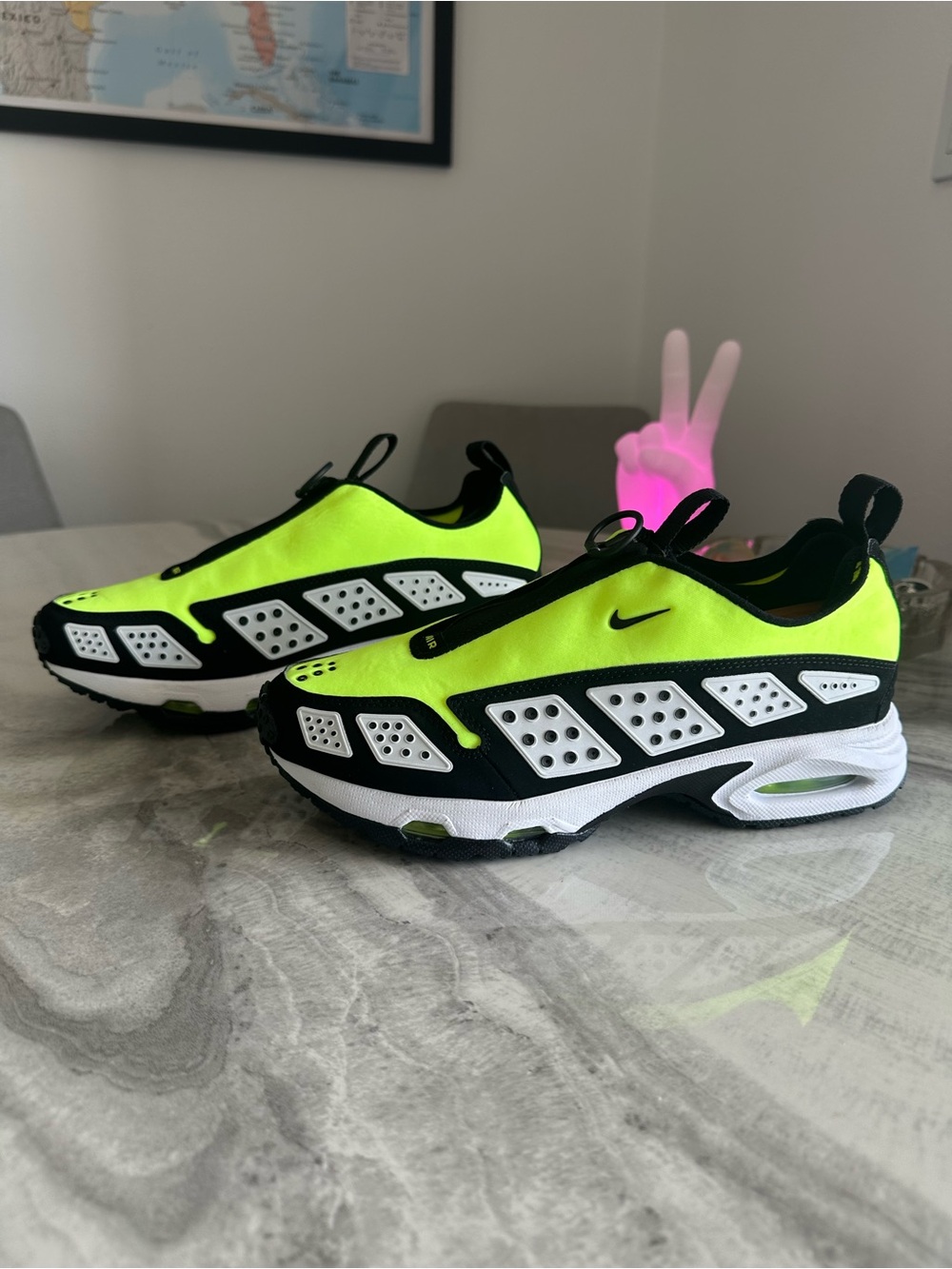 Nike Air Max SNDR Women’s Sneakers in Volt / Black